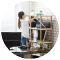 Cleaning business premises