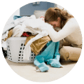 Washing and ironing bed linen